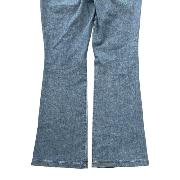 Spanx SpanxShape EveryWear Flare Jeans Size XL Pull On Shaping Indigo Blue - Picture 7 of 12